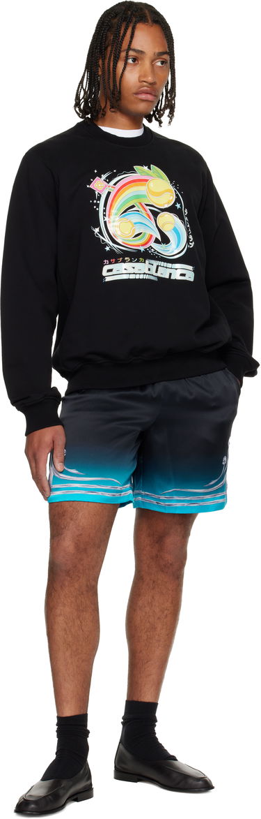Dukserice Casablanca Casablanca Manga Tennis Ball Sweatshirt Crna | M-AW25-JTP-293-02, 3