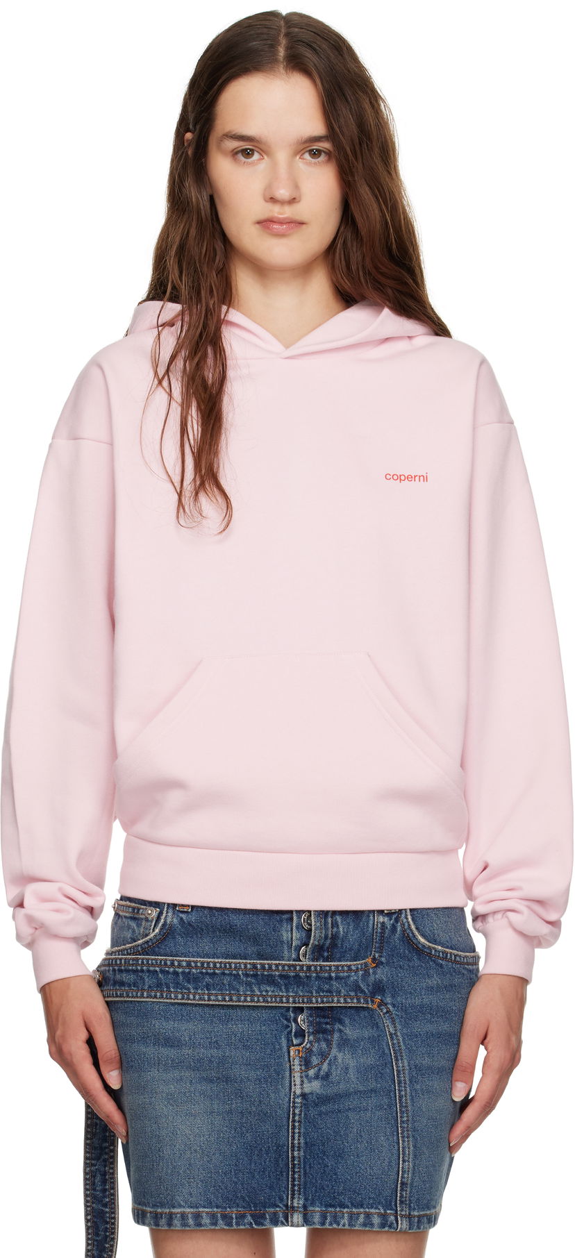 Dukserice Coperni Coperni Logo Hoodie Ružičasta | COPJS15F5035