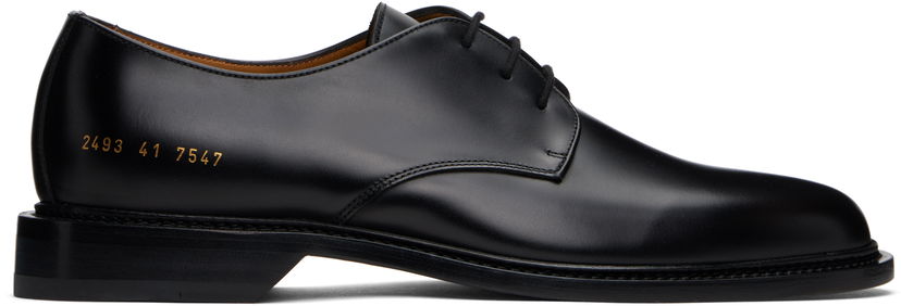 Odjeća Common Projects Common Projects Polished Leather Derbys Crna | ARTICLE 2493