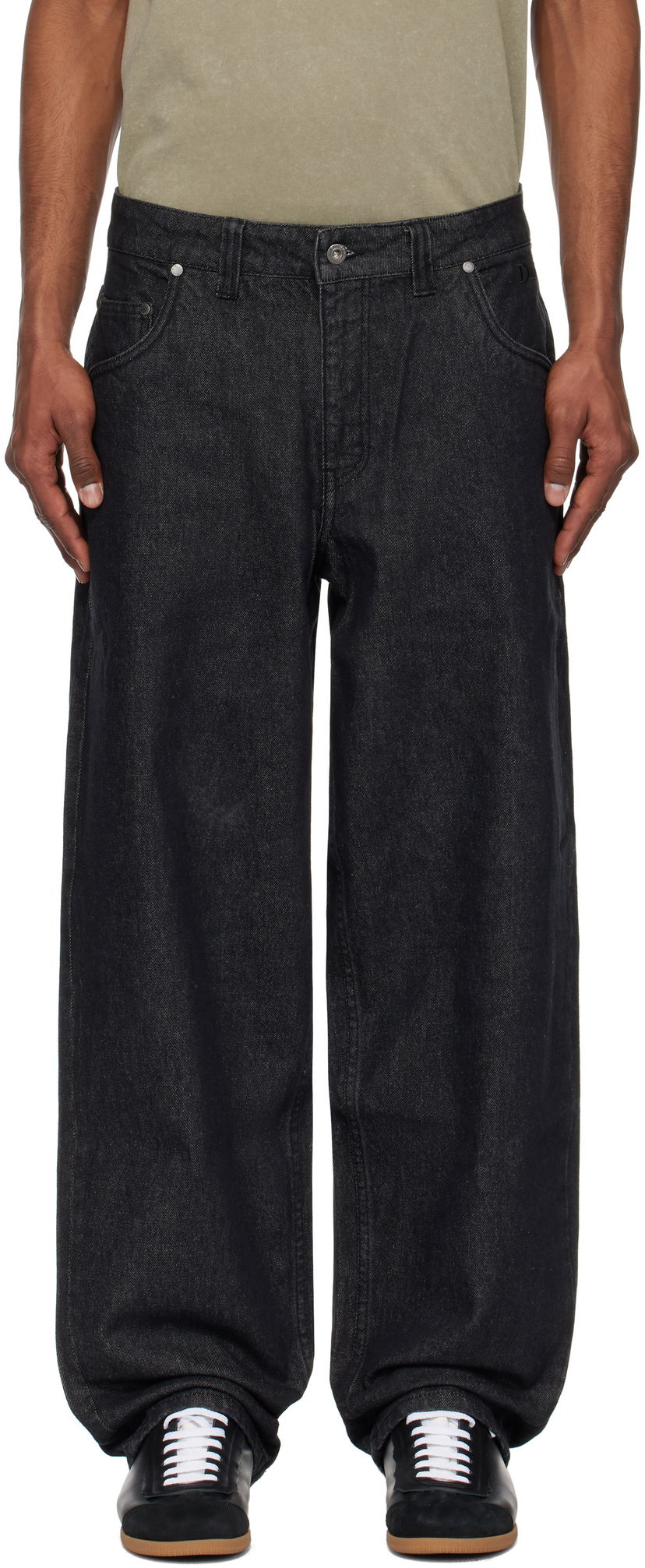 Jeans Dime Dime Classic Baggy Jeans Crna | DIME2SP2510BLK