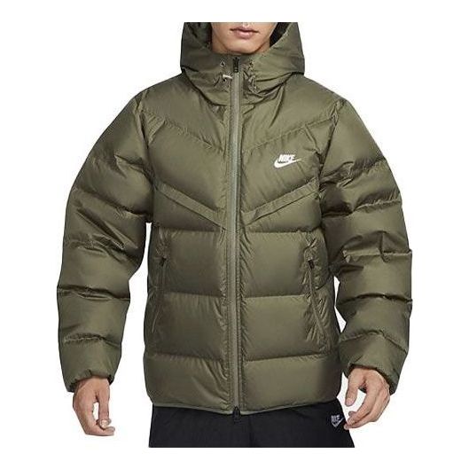 Pernata jakna Nike Sportswear Therma-FIT Repel Hooded Puffer Jacket Zelena | FZ1103-222