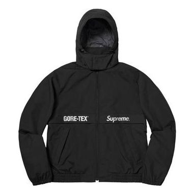 Vjetrovka Supreme GORE-TEX Court Jacket Crna | SUP-FW18-563