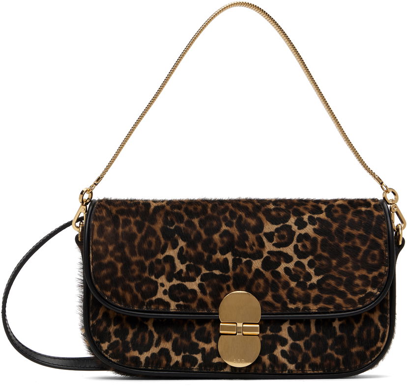 Torba za rame A.P.C. A.P.C. Grace Chain Shoulder Bag Smeđa | PXCAU-F61882