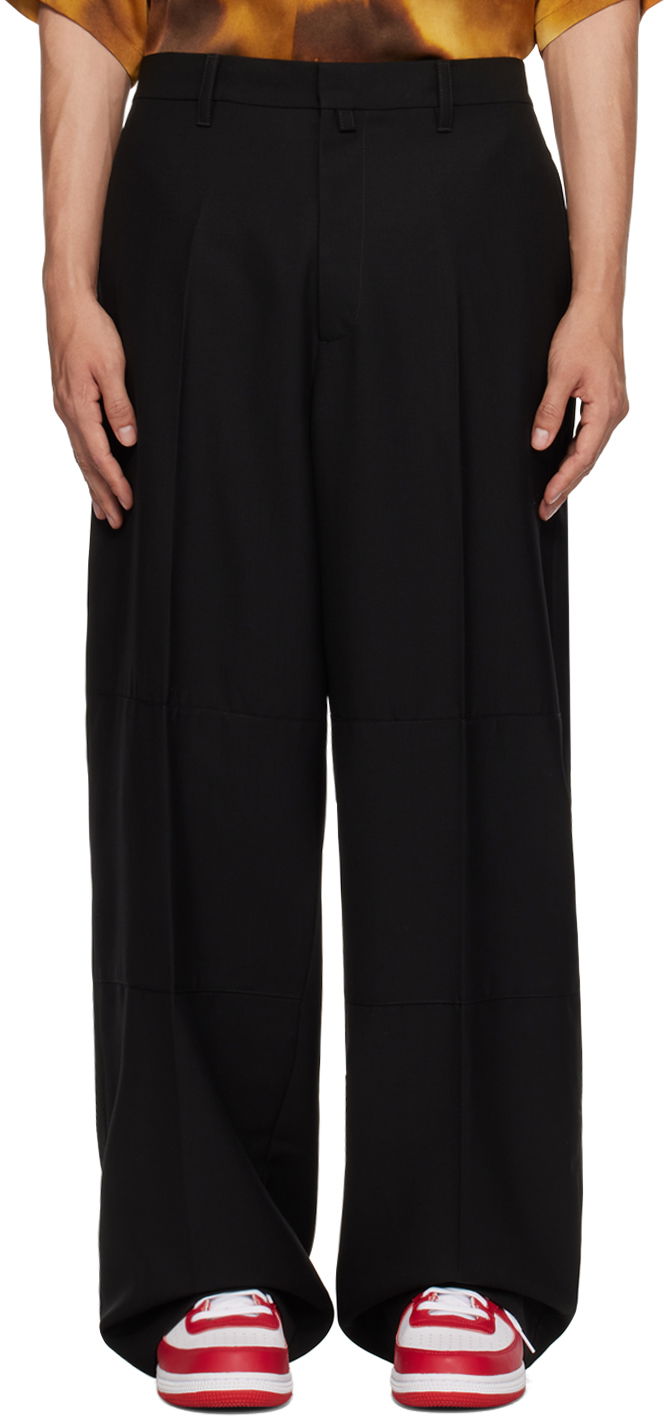 Hlače Ambush AMBUSH Paneled Trousers Crna | BMCA047S23FAB0011000