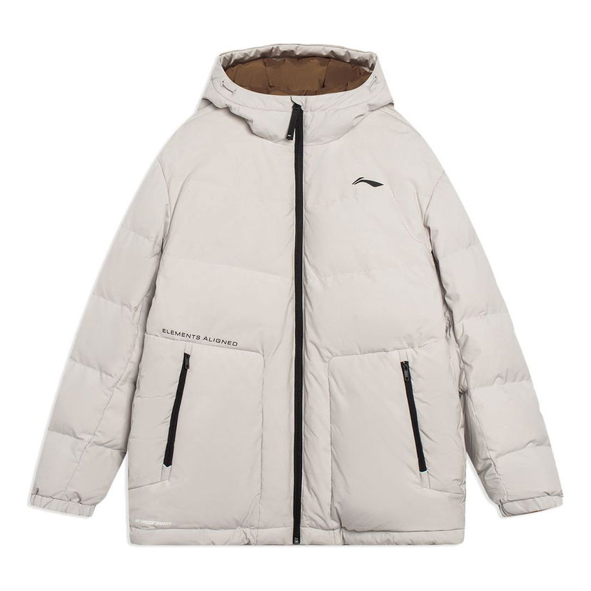 Pernata jakna Li-Ning Lifestyle Puffer Jacket Bež | AYMS013-3