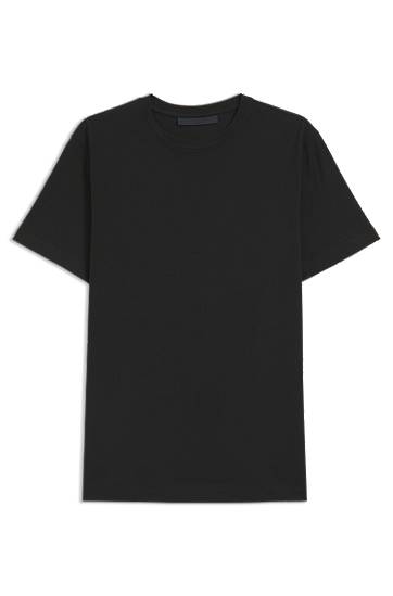 Majica kratkih rukava BOSS BECKHAM x BOSS Mercerised Cotton T-Shirt Crna | 50549230