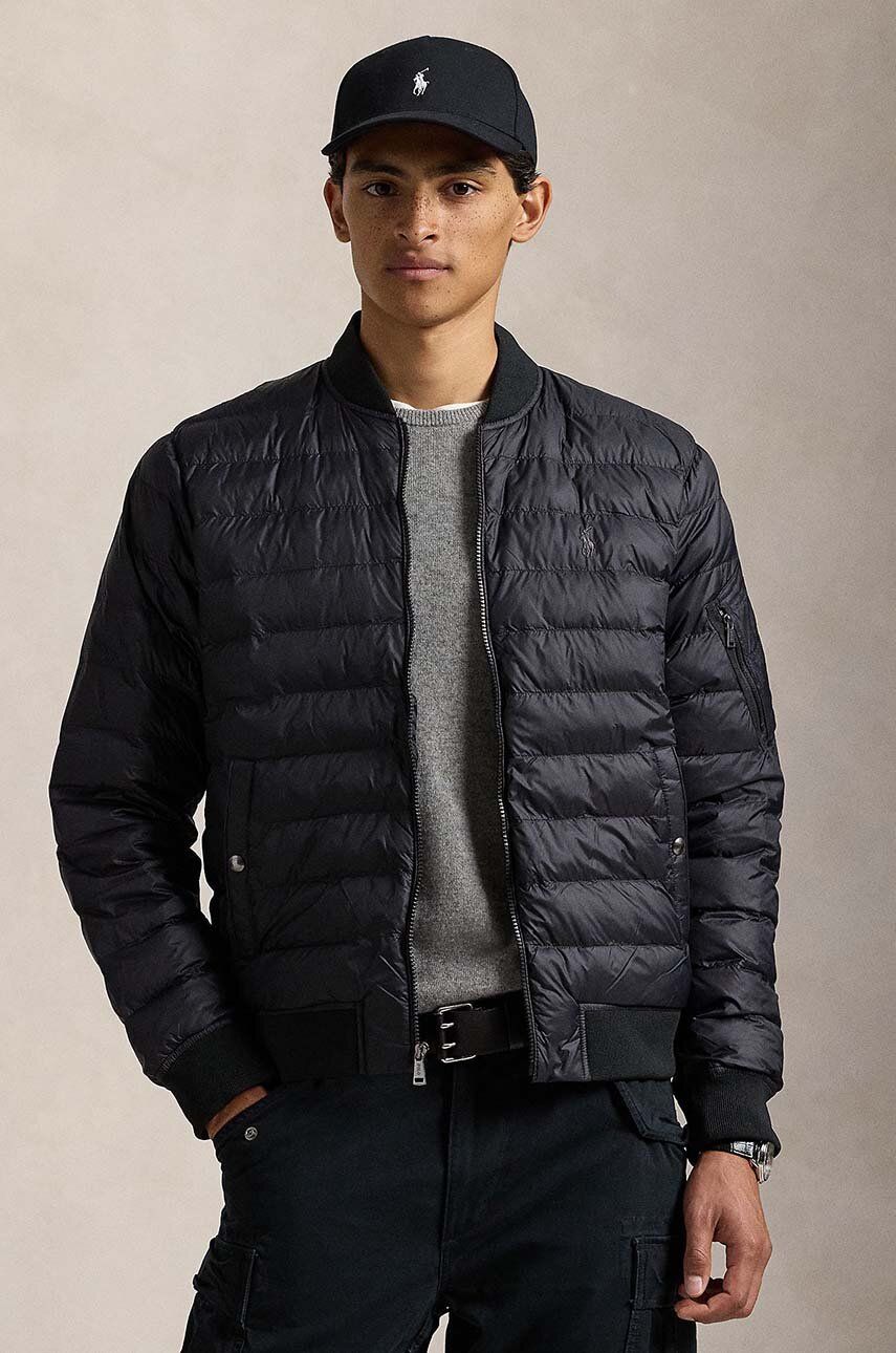 Bomber jakna Polo by Ralph Lauren Black Bomber Jacket Crna | 710949961, 0