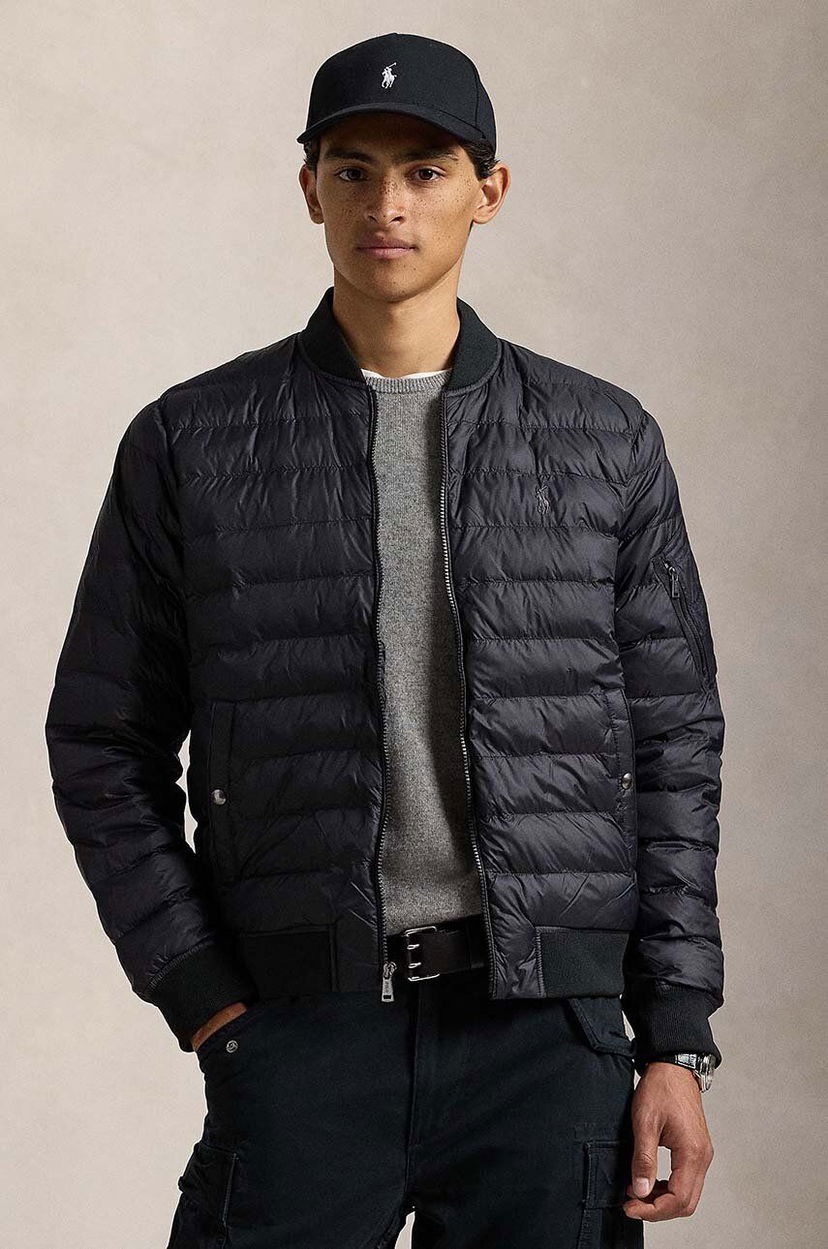 Bomber jakna Polo by Ralph Lauren Black Bomber Jacket Crna | 710949961
