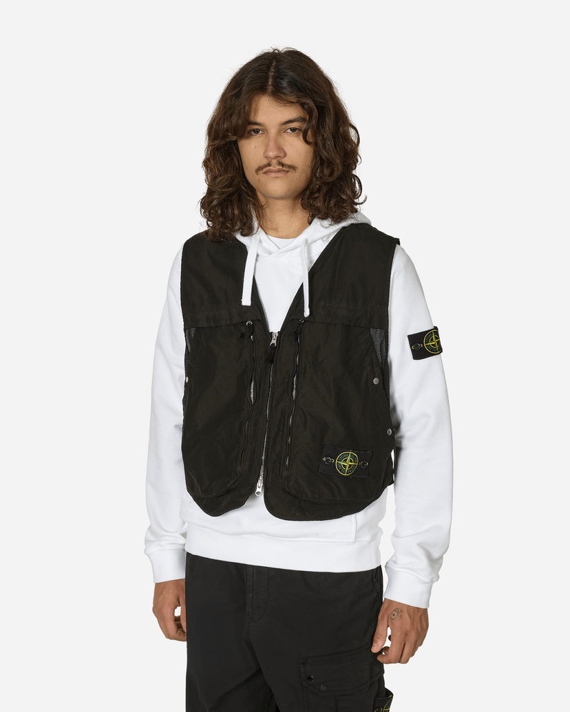 Prsluk Stone Island Light-TC Vest Black Crna | 8115G03M3 V0029