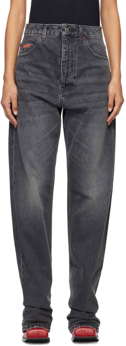 Jeans Martine Rose Open Fly Jeans Crna | 245WD03002