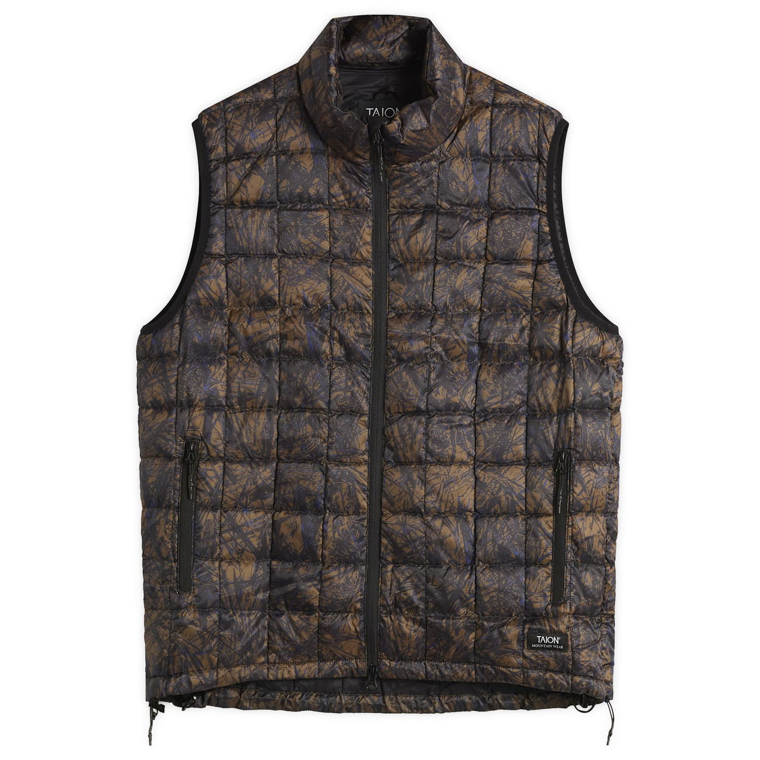 Prsluk TAION Mountain 800FP Zip Light Down Vest Višebojno | TAION-002ZXMT-800-BMD, 1