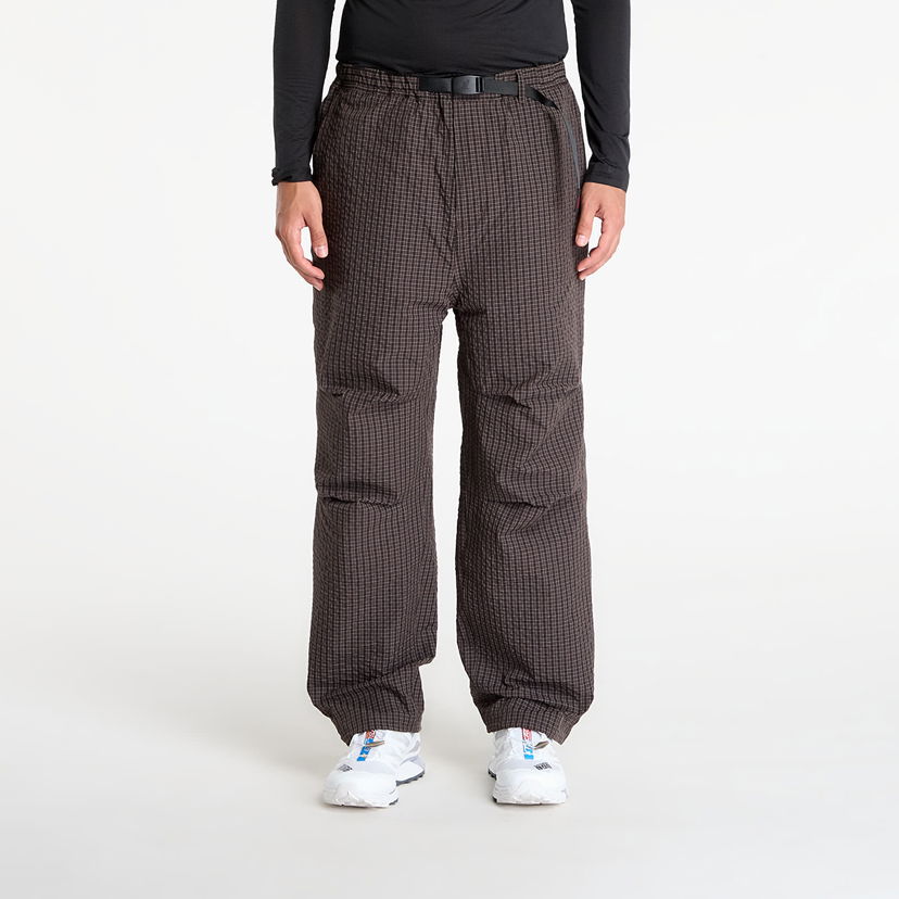 Hlače GRAMICCI Gramicci Northside Plaid Pants Smeđa | G5FM-P010 DEEP BROWN