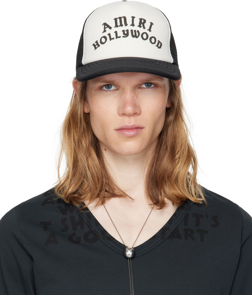 Kapa AMIRI Trucker Cap 'Hollywood' Bijela | AMHATR1025