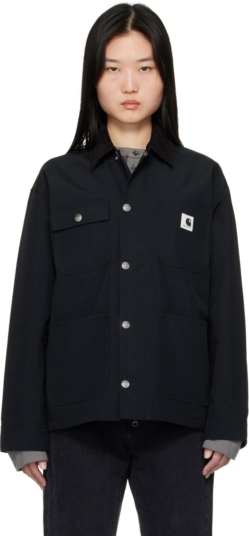 Jakna Carhartt WIP Clapton Jacket Crna | I034425 00EXX