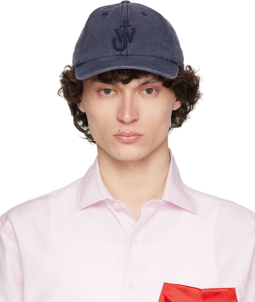 Kapa JW Anderson JW Anderson Anchor Logo Baseball Cap Tamnoplava | AC0398-FA0453