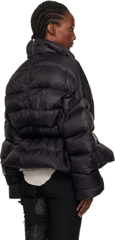 Pernata jakna Rick Owens Concordians Sail Down Puffer Jacket with Drawstring Waist Crna | RP02E4769 NPD1, 2