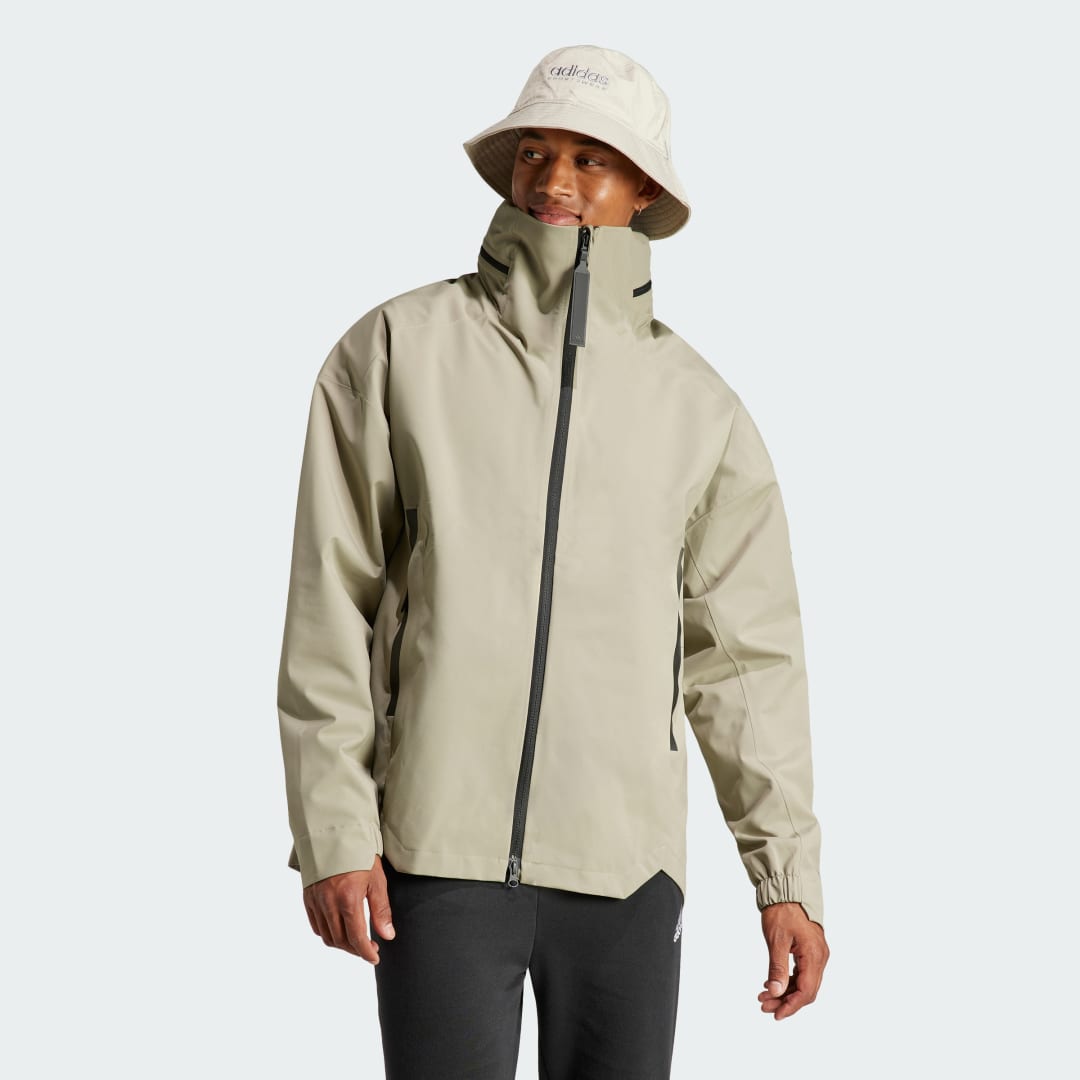 Jakna adidas Performance adidas Sportswear MYSHELTER RAIN.RDY Bež | IP5571, 0