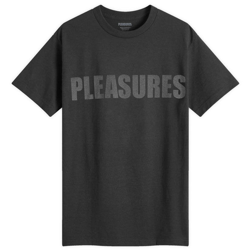 Majica kratkih rukava Pleasures Security T-Shirt Crna | P24F069-BLK