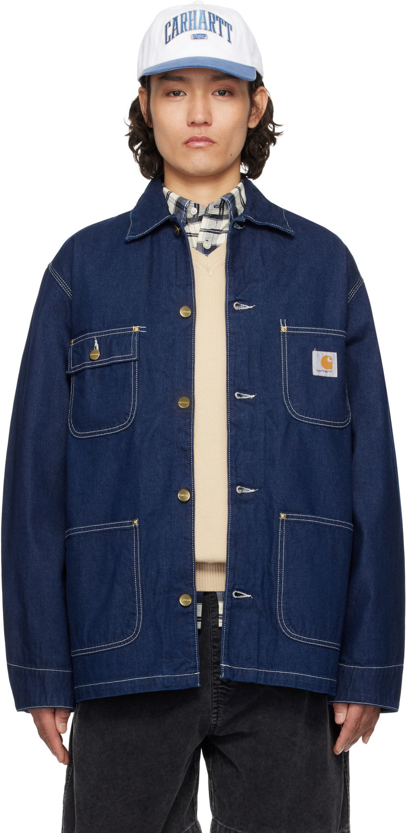Jakna Carhartt WIP Carhartt WIP OG Chore Denim Jacket Plava | I031896