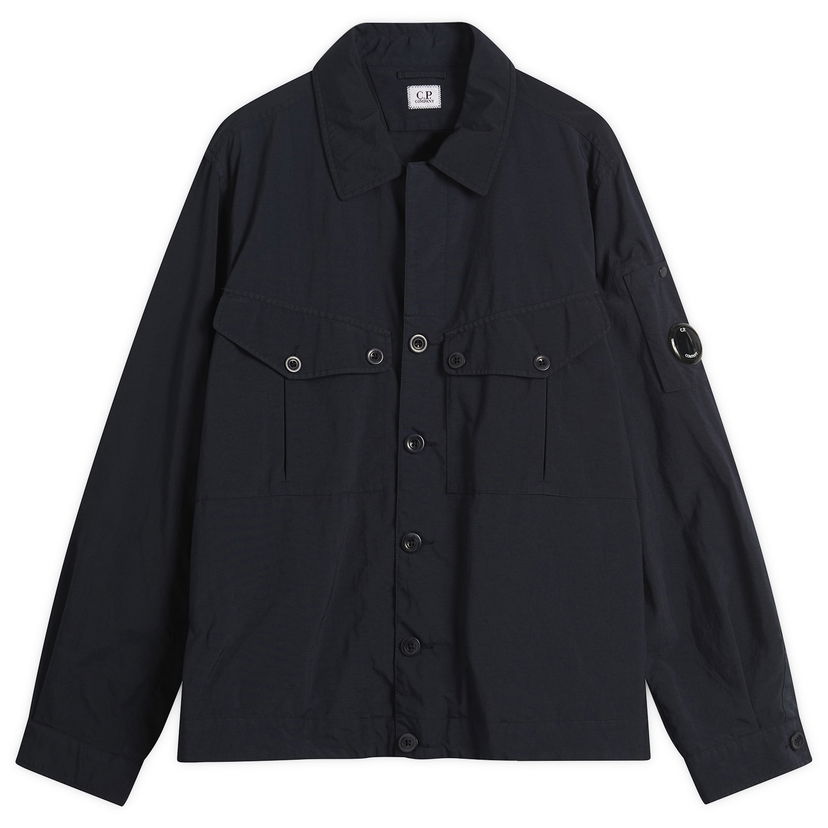 Jakna C.P. Company Taylon-P Shirt Jacket Tamnoplava | 19CMOS077A-005782G-888
