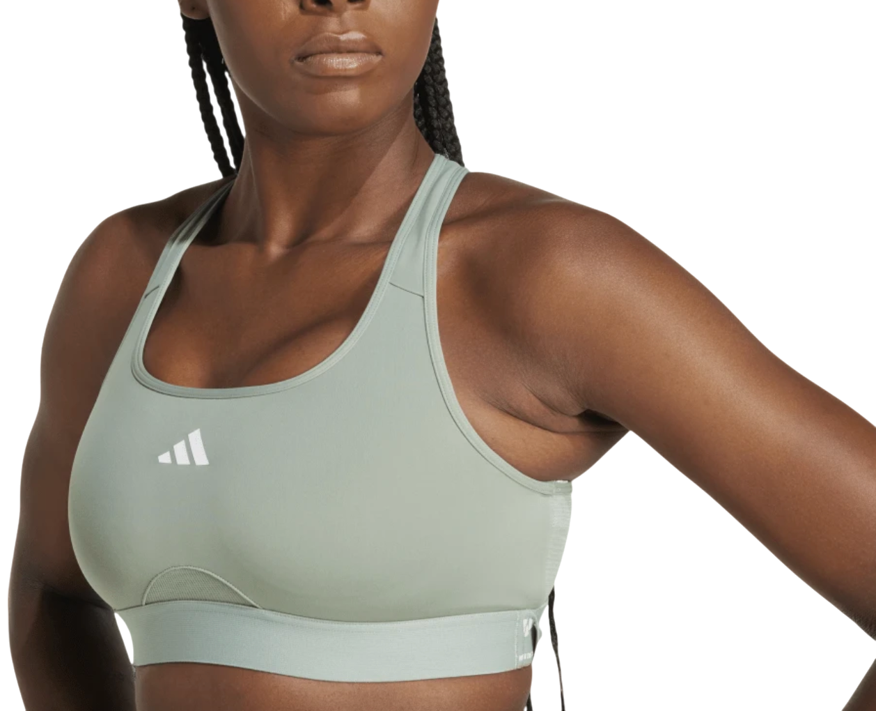 Grudnjak adidas Originals Powerreact Sports Bra Zelena | jj0878, 0