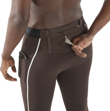 Tajice Salomon Salomon Sense Aero Stow Tights Smeđa | lc2432-0, 3