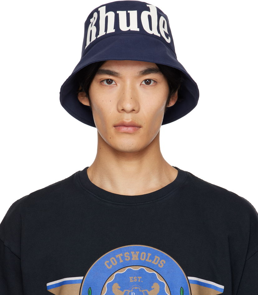 Šešir Rhude Logo Bucket Hat Tamnoplava | RHPF25HA02747