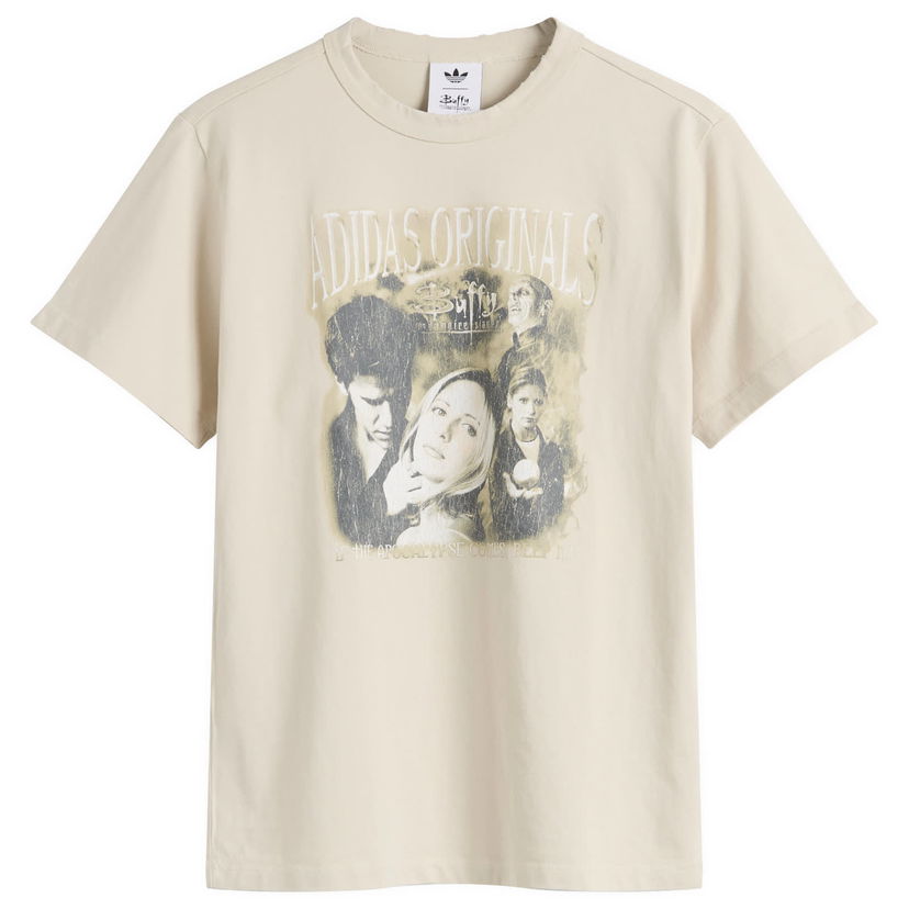 Majica kratkih rukava adidas Originals Women's Buffy the Vampire Slayer Graphic T-Shirt Bež | JX1282