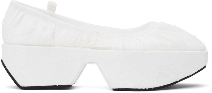 Suknja Cecilie Bahnsen Cecilie Bahnsen Alexandra Ballet Flats Bijela | 01.22-SH0013