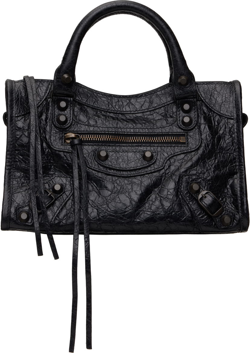 Ručna torbica Balenciaga Mini City Bag Crna | 806395 2ABEK
