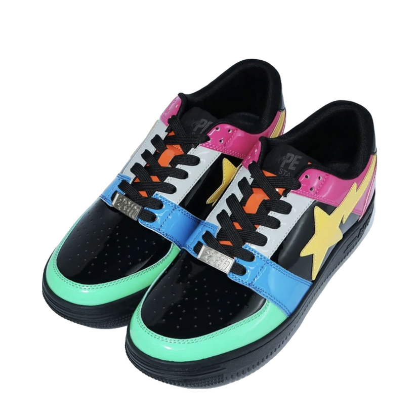 Tenisice i cipele BAPE Bape Sta Low "Crazy Black" Crna | 1G80191012 BLK