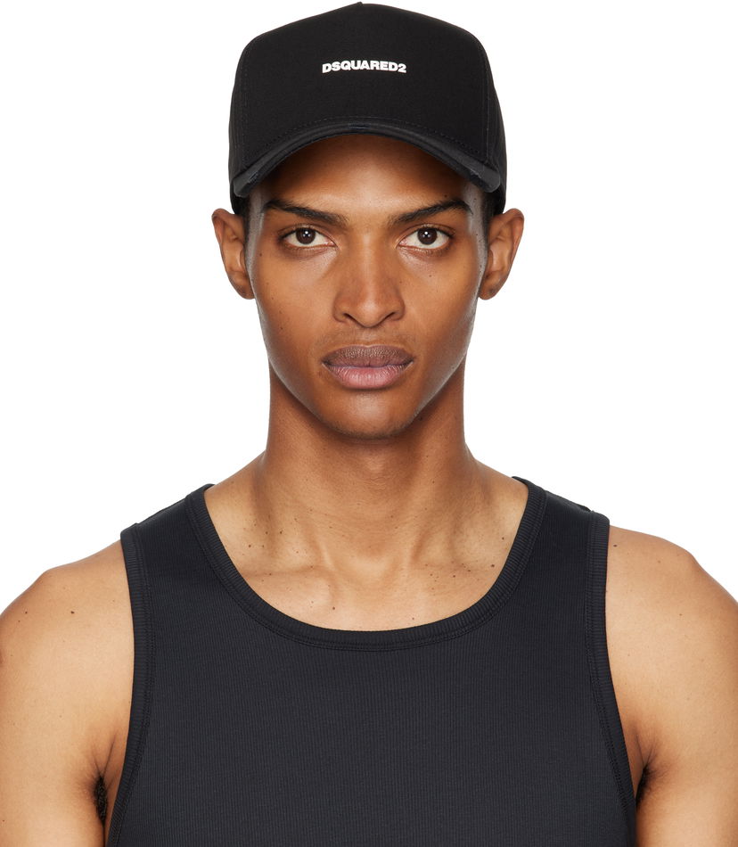 Kapa DSQUARED2 Dsquared2 Mini Logo Baseball Cap Crna | BCM0603_05C00001