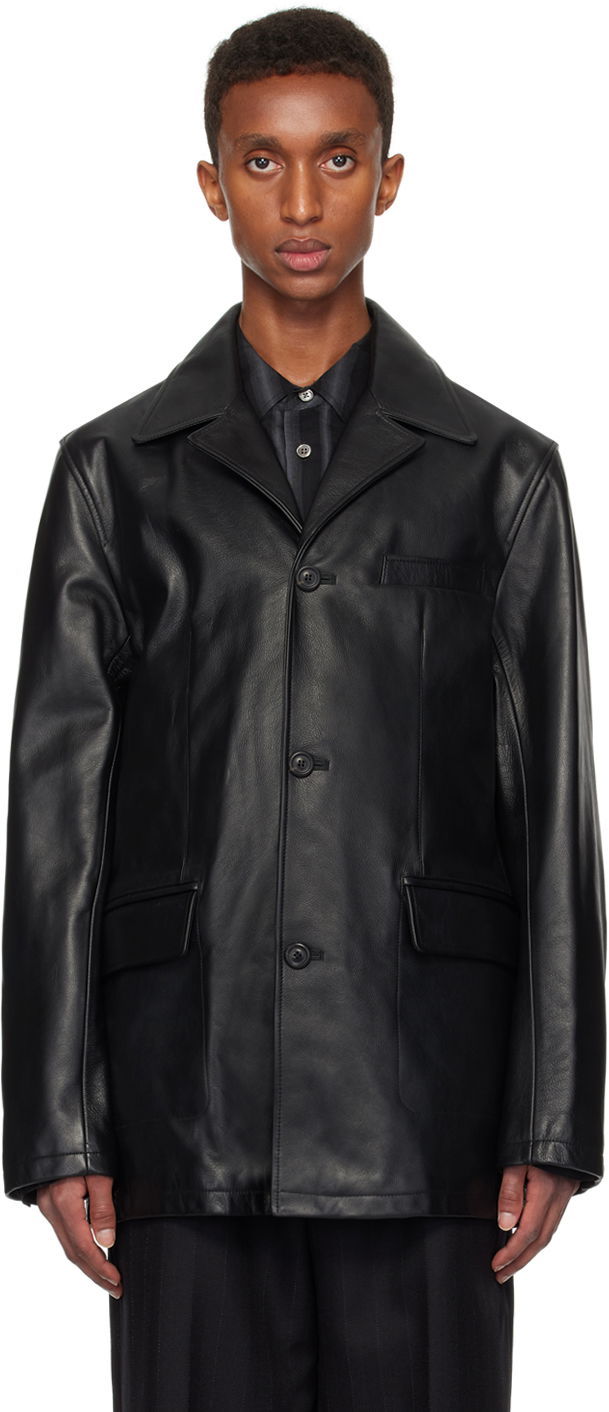 Jakna OUR LEGACY Our Legacy Alley Leather Jacket Crna | M4249AH