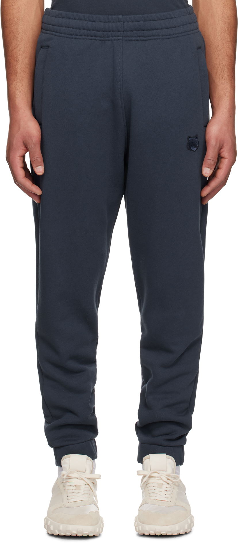 Trenirka MAISON KITSUNÉ Maison Kitsuné Bold Fox Head Patch Comfort Jog Sweatpants Tamnoplava | MM01125KM0321