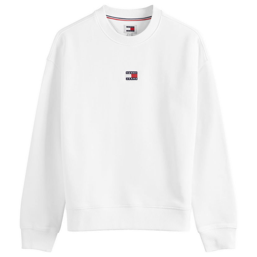 Majica kratkih rukava Tommy Hilfiger Flag Crew Siva | DW0DW17325YBR