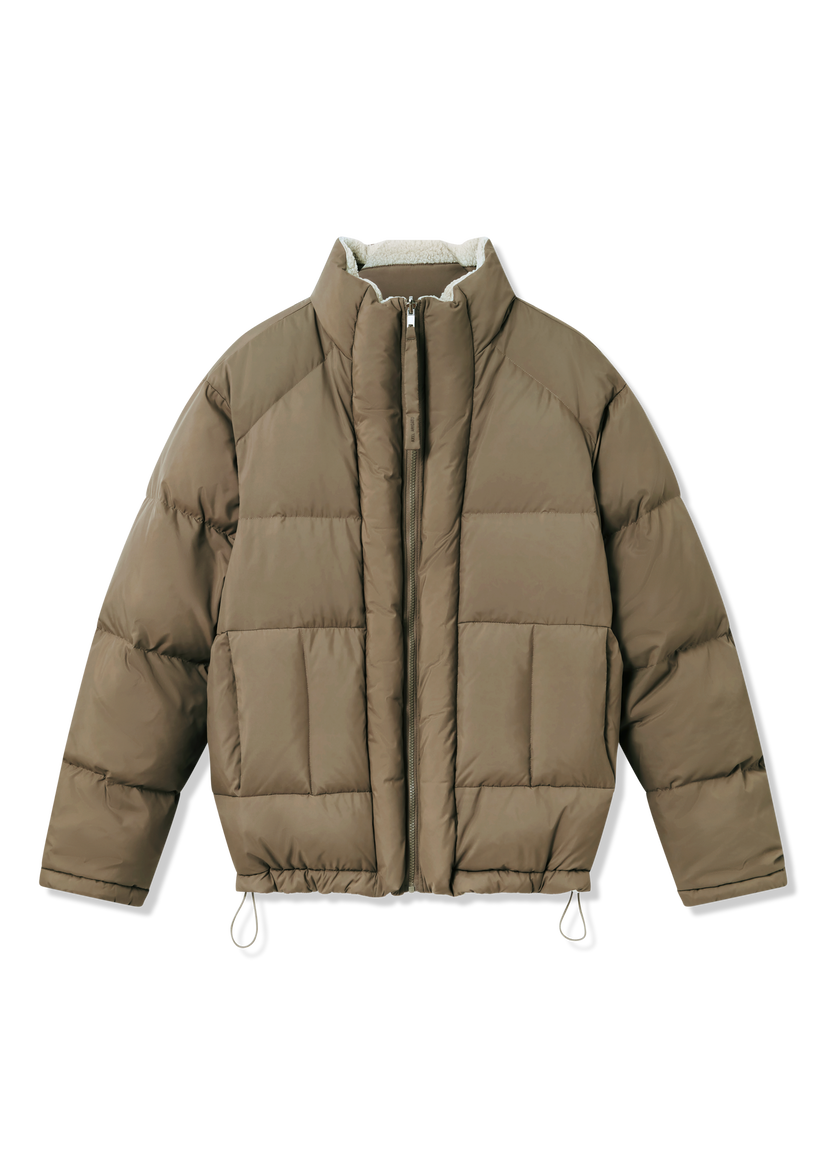 Pernata jakna AXEL ARIGATO Lodge Reversible Puffer Jacket Smeđa | A3133002