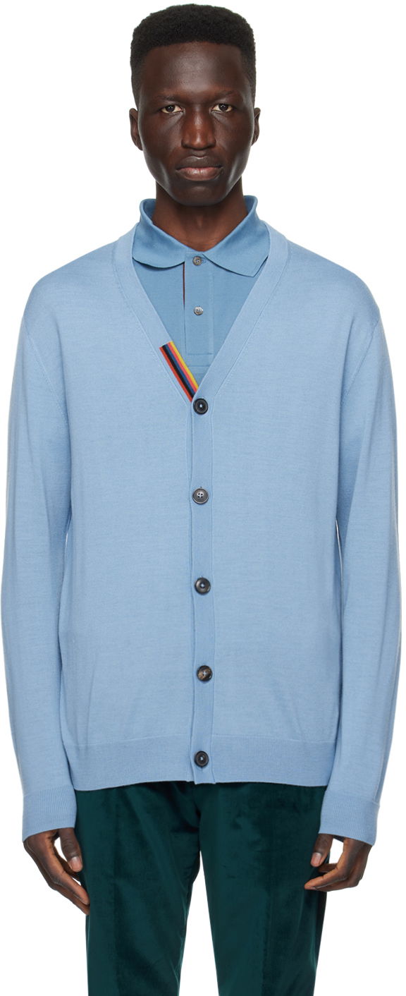 Džemper Paul Smith Paul Smith Striped Cardigan Plava | M1R-122X-L02094-41