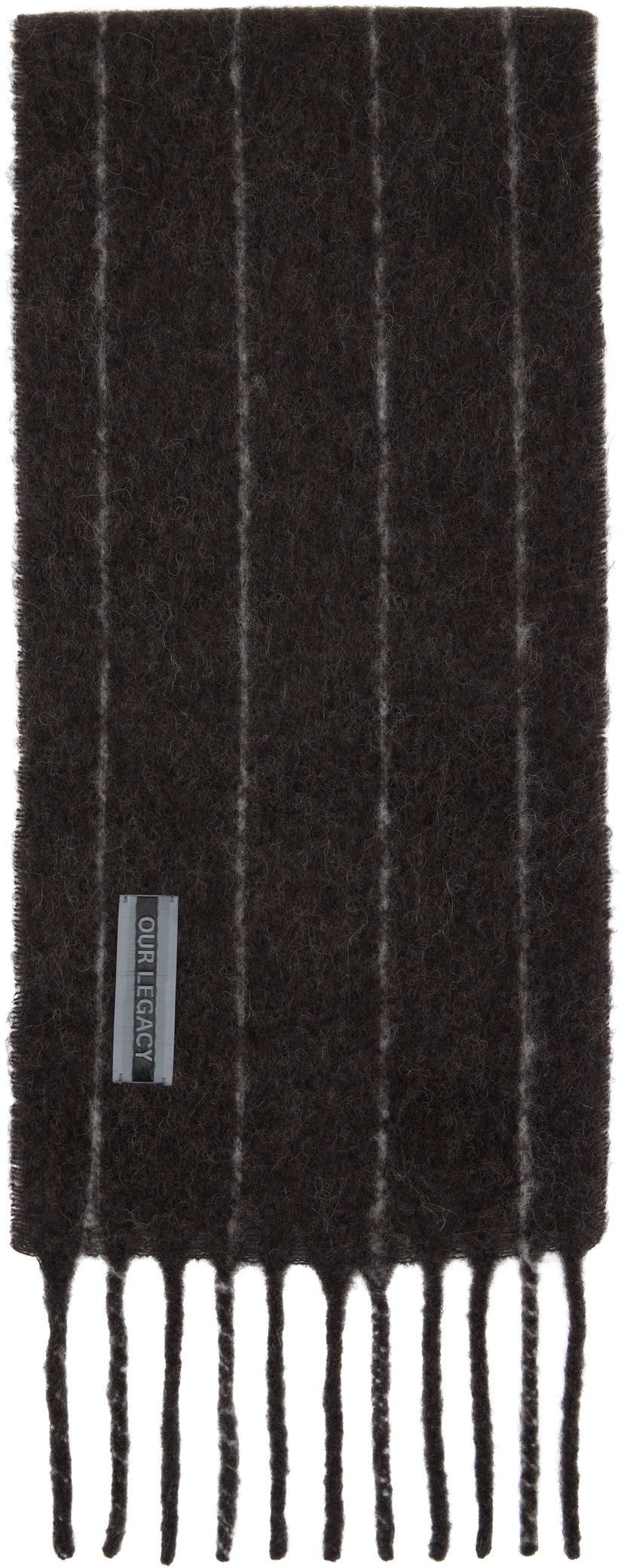 Šal OUR LEGACY Our Legacy Estate Striped Scarf Smeđa | A4258EBR
