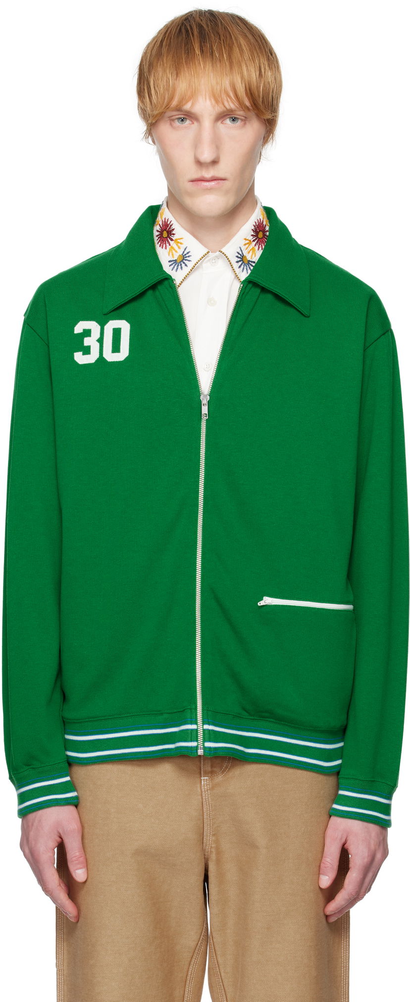 Vjetrovka Bode Bode Sophomore Zip-Up Jacket Zelena | MRS25CS034
