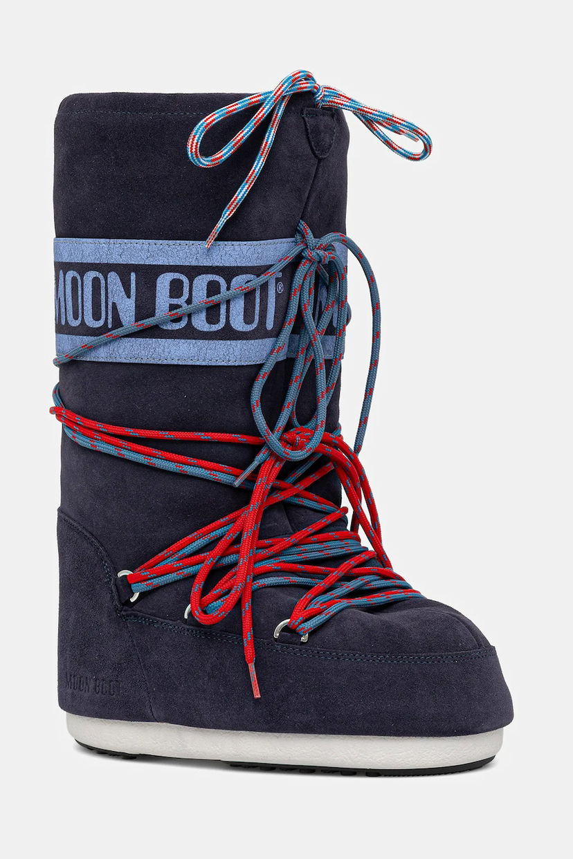 Tenisice i cipele Moon Boot ICON Suede Laces Tamnoplava | 80D1403050.F017