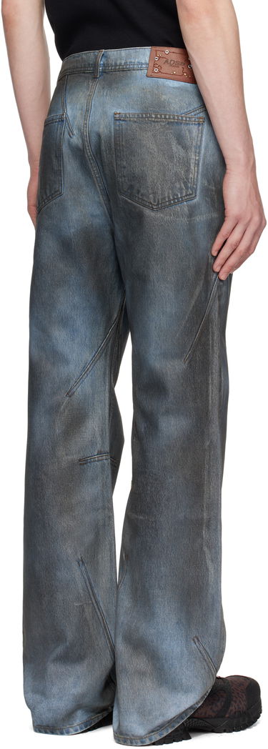 Jeans Andersson Bell Andersson Bell Dirty Spray Washed Wide Leg Jeans Plava | apa815m, 2