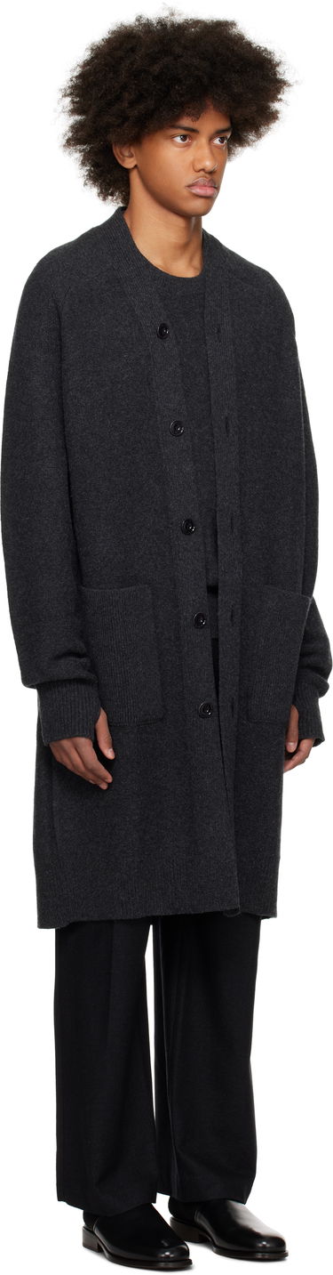 Džemper LEMAIRE Long Knit Cardigan Siva | TO1256 LK1026, 4