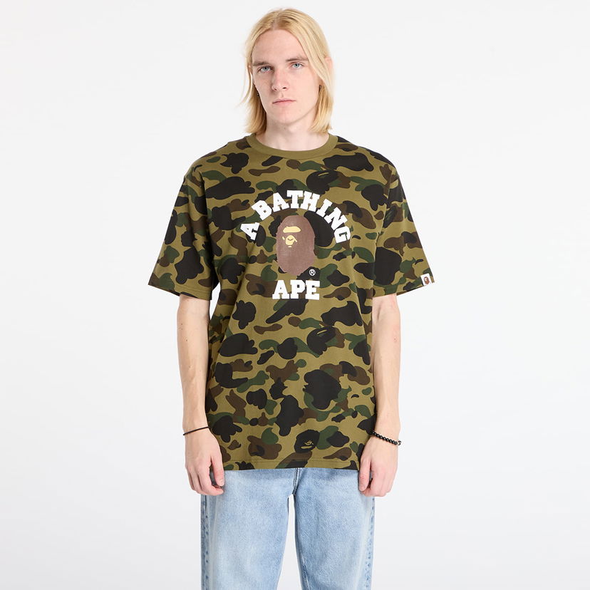 Majica kratkih rukava BAPE 1St Camo College Tee XXL Višebojno | 001CSL801008MGRN