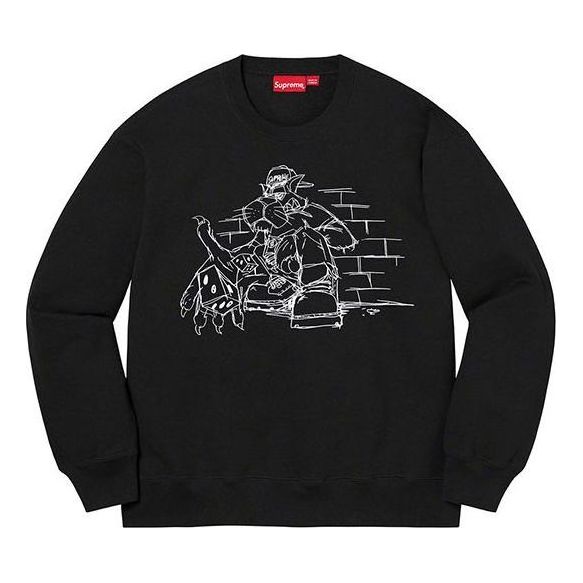 Džemper Supreme Dice Graphic Print Sweatshirt Crna | SUP-FW21-334