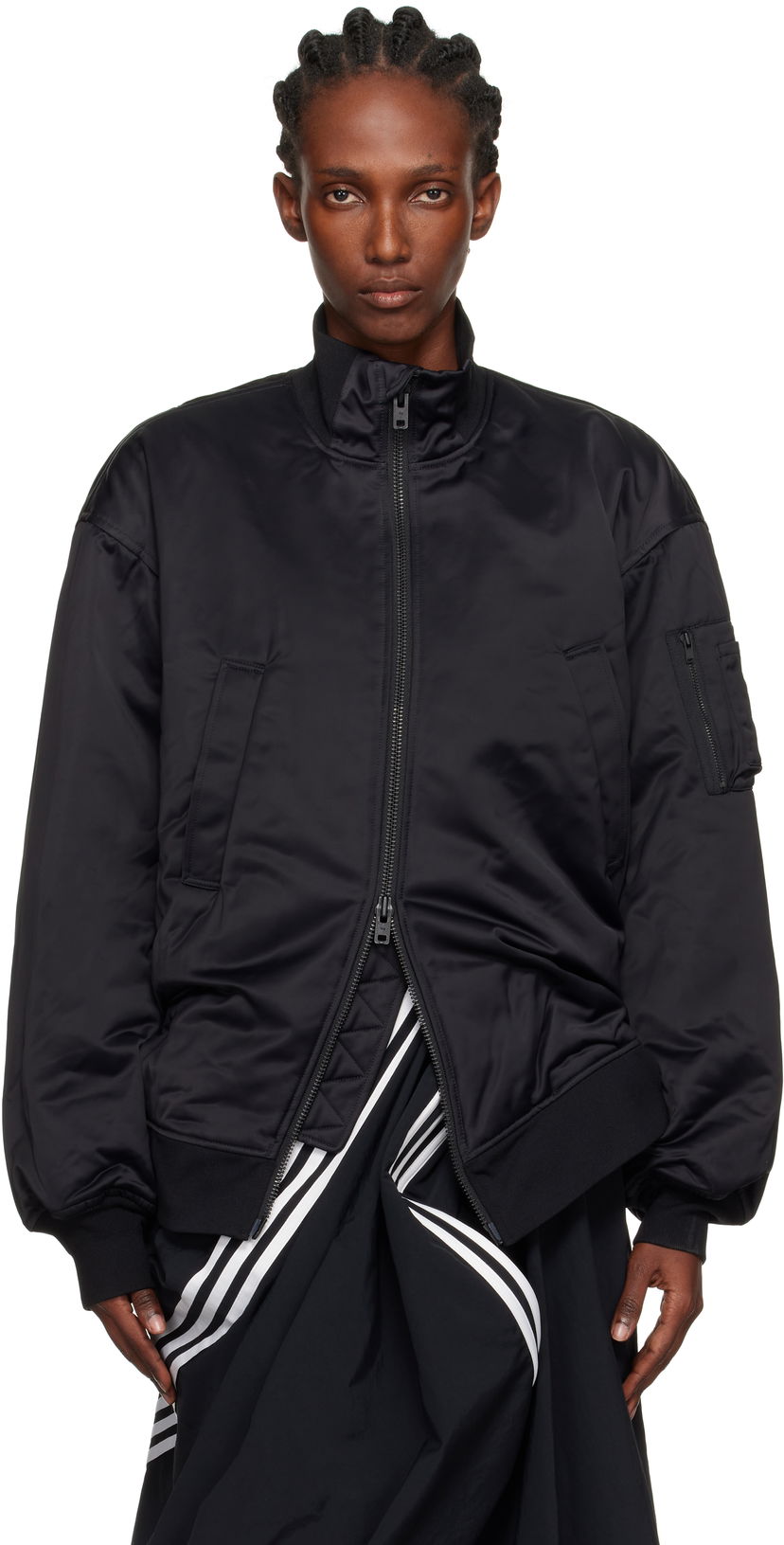 Bomber jakna Y-3 Y-3 Bomber Jacket Crna | JX2292