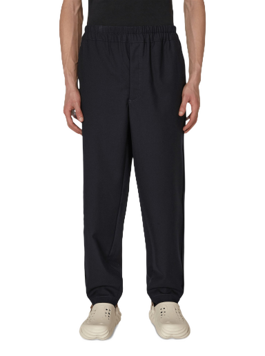Hlače Comme des Garçons Wool Gabardine Trousers Tamnoplava | FJ-P008-W22 2