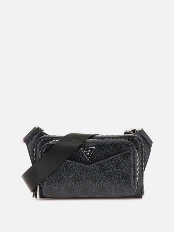 Torba oko struka GUESS Guess Siena 4G Logo Belt Bag Crna | HMSILOP5114