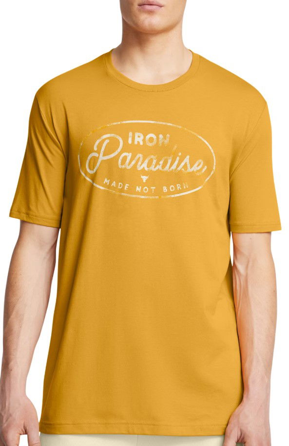 Majica kratkih rukava Under Armour Project Rock Made Not Born T-Shirt Žuta | 1386910-711