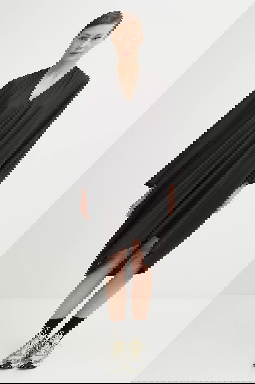 Haljina visvim Visvim Ruana Mini Oversize Dress Crna | 325105017004, 0