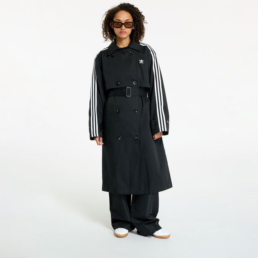 Kaputi adidas Originals Tcoat Twill Black Crna | IZ0381